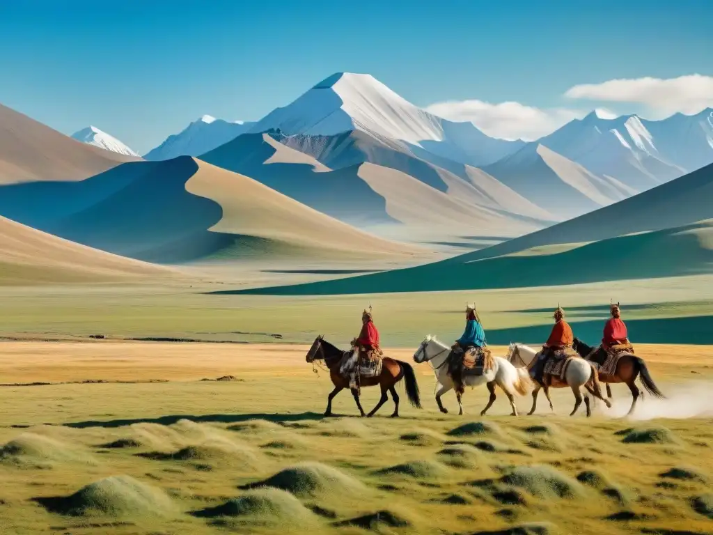 Historia de tribus nómadas en una expedición por las estepas de Mongolia