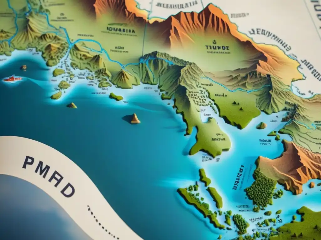 Mapa detallado de las estepas eurasiáticas con tribus nómadas Mapa detallado de estepas eurasiáticas con rutas migratorias de tribus nómadas y paisajes