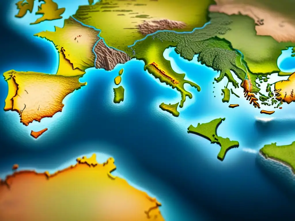 Mapa detallado de rutas de migración de tribus nómadas, su legado cultural a lo largo de la historia