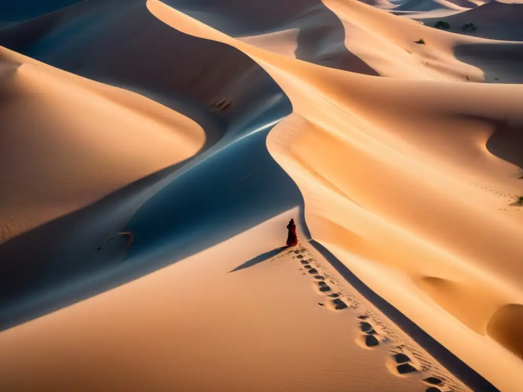 Simbolismo de textiles nómadas en la historia y cultura Tuareg, reflejado en el desierto del Sahara