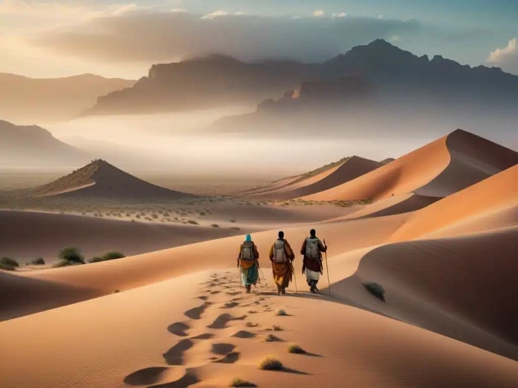 Travesía épica: Tribu nómada en el desierto Tribu nómada en desierto: resistencia mental y espiritual frente a adversidades