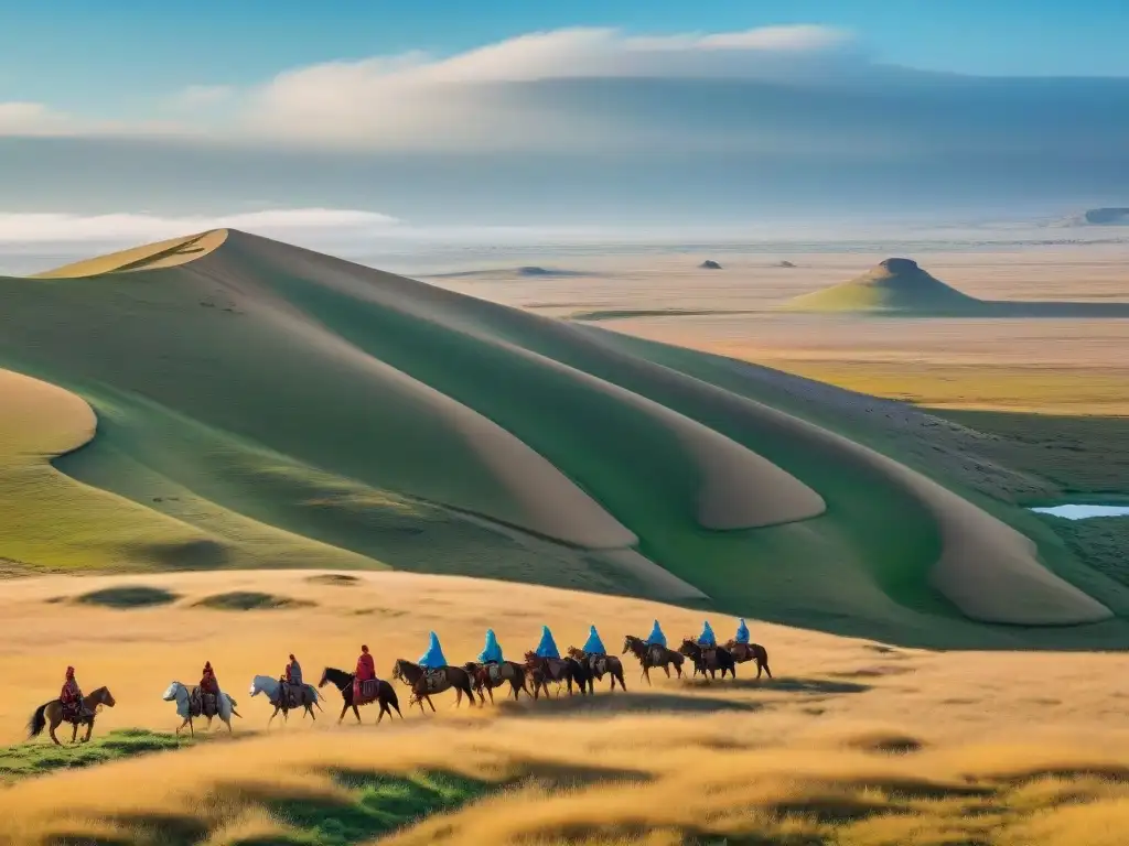 Tribus nómadas en la estepa dorada: una armoniosa coexistencia con la naturaleza en áreas protegidas