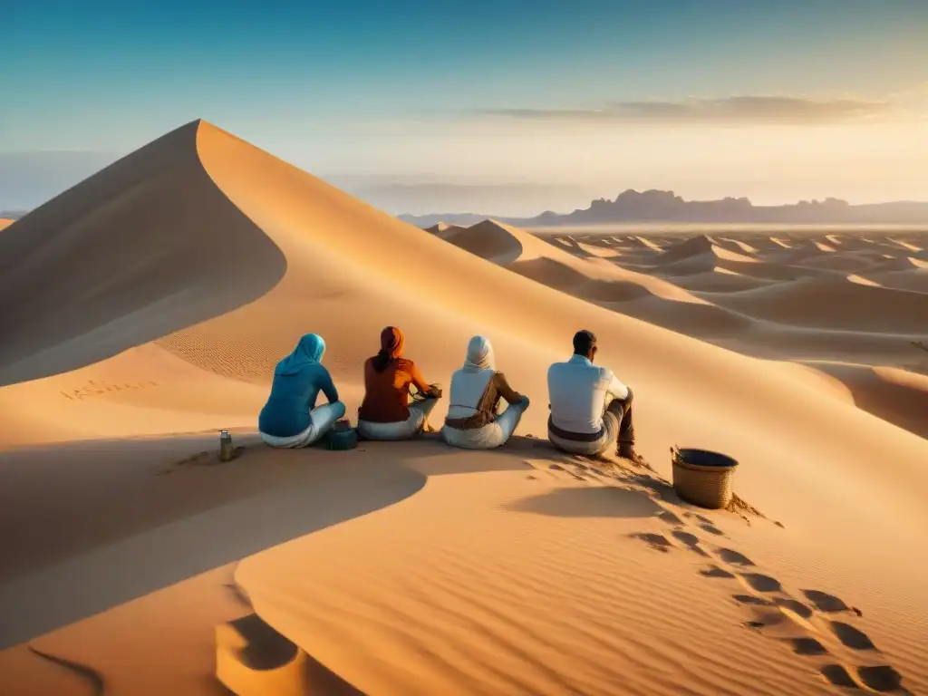 Tribus nómadas conservando hallazgos arqueológicos en el desierto