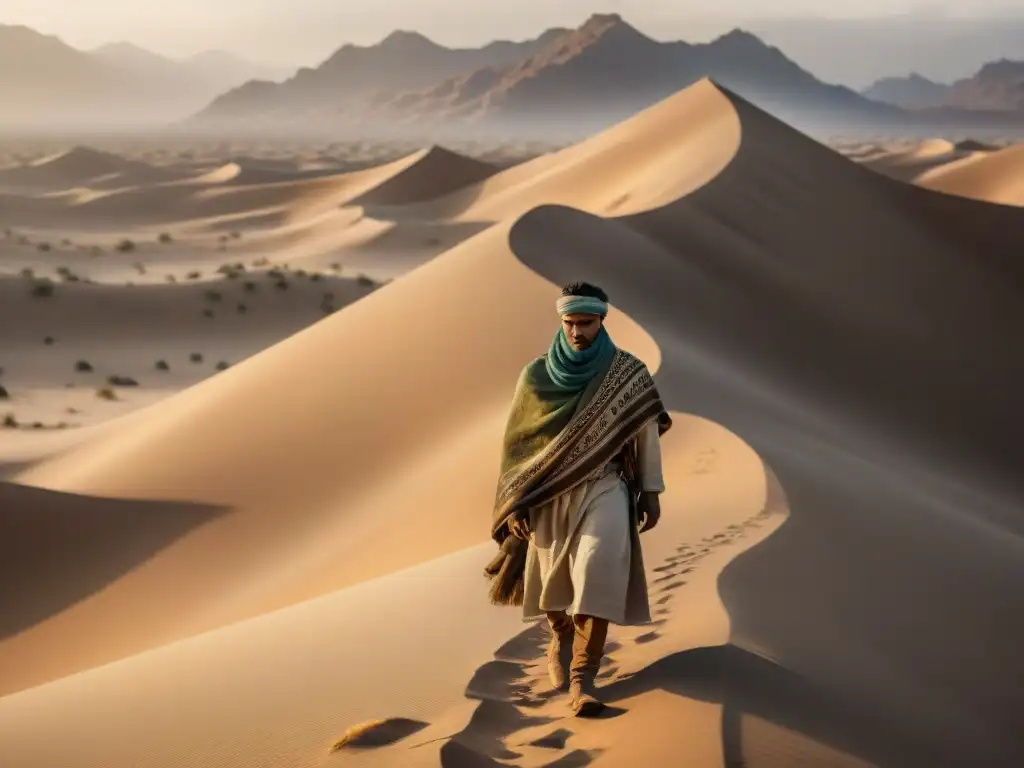 Tribus nómadas dominando tácticas de camuflaje en desierto implacable