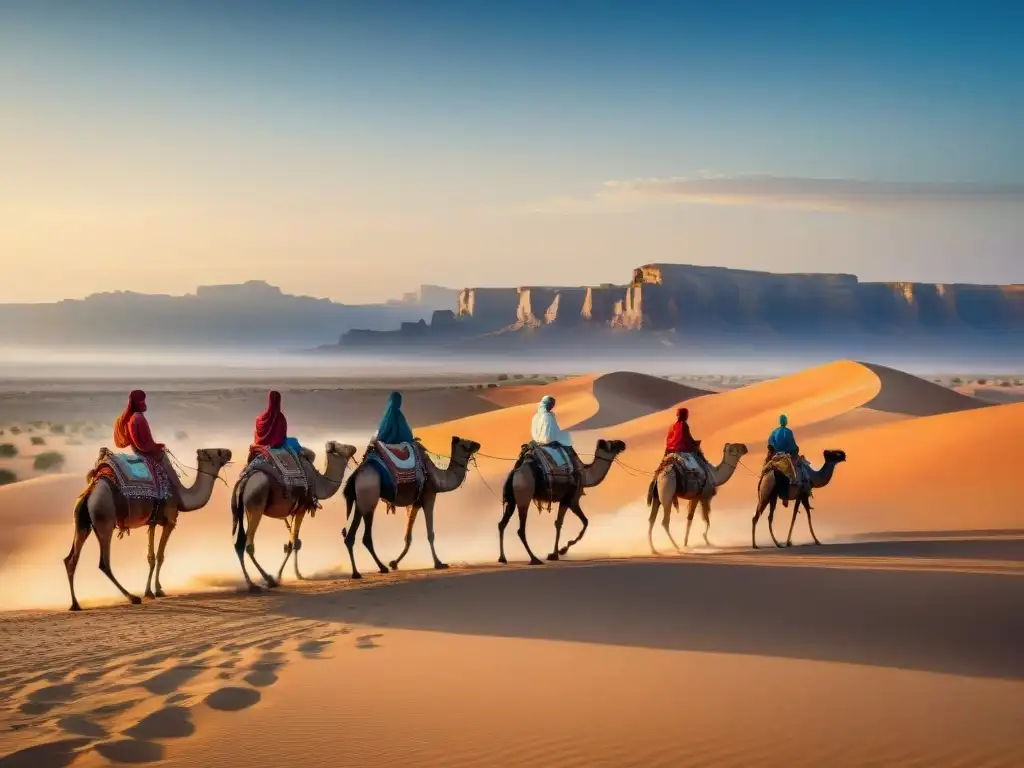 Un viaje emocionante de una tribu nómada en el desierto, reflejando la psicología del nomadismo y aventura