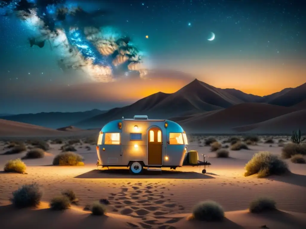 Un viaje nocturno en caravana por el desierto, con prácticas nómadas en la modernidad